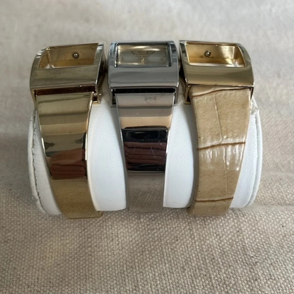 Accutime Women’s‎ Watch & Three Interchangeable Cuff Bands